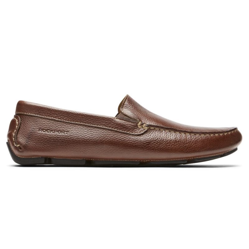 Rockport Rhyder Venetian Men Loafers Dark Brown Singapore | OB1-78087