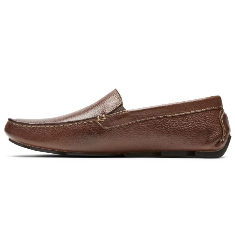 Rockport Rhyder Venetian Men Loafers Dark Brown Singapore | OB1-78087