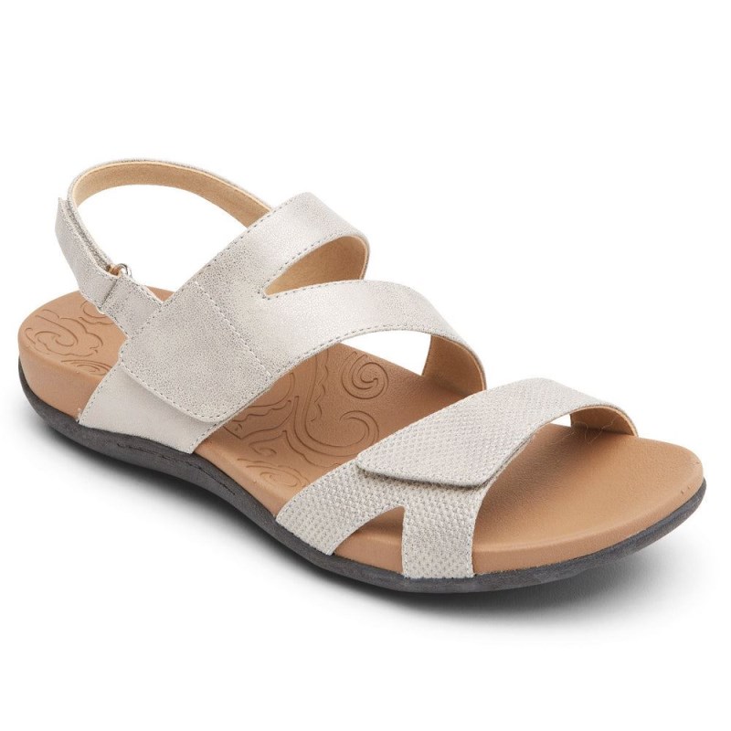 Rockport Ridge Adjustable Asymmetrical Women Sandals White Singapore | KD4-94099