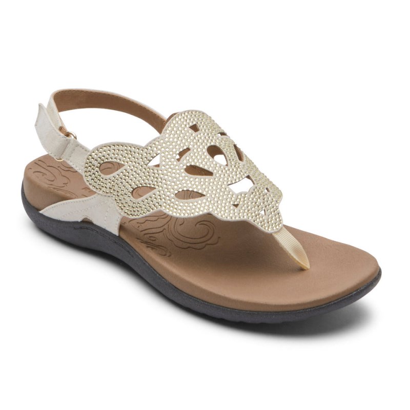 Rockport Ridge Slingback Women Sandals Gold Singapore | PS9-07540