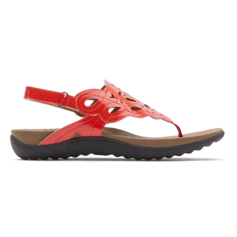 Rockport Ridge Slingback Women Sandals Red Singapore | JU8-98449