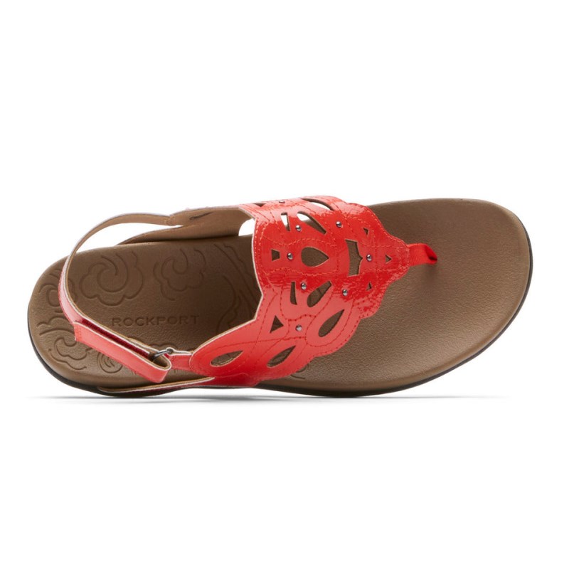 Rockport Ridge Slingback Women Sandals Red Singapore | JU8-98449