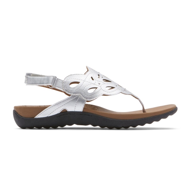 Rockport Ridge Slingback Women Sandals Silver Singapore | NO4-51745