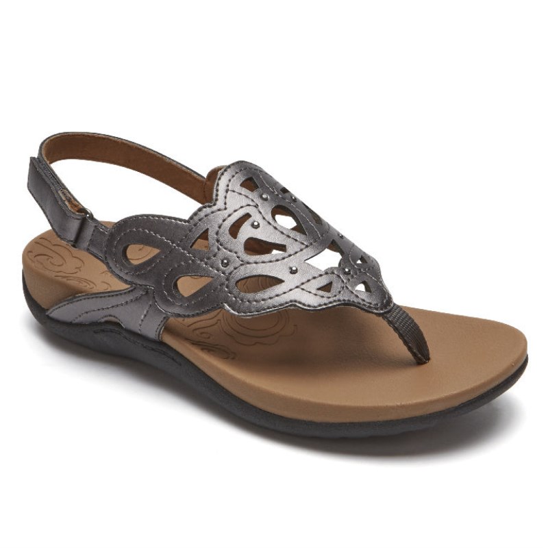 Rockport Ridge Slingback Women Sandals Silver Singapore | HO6-72077