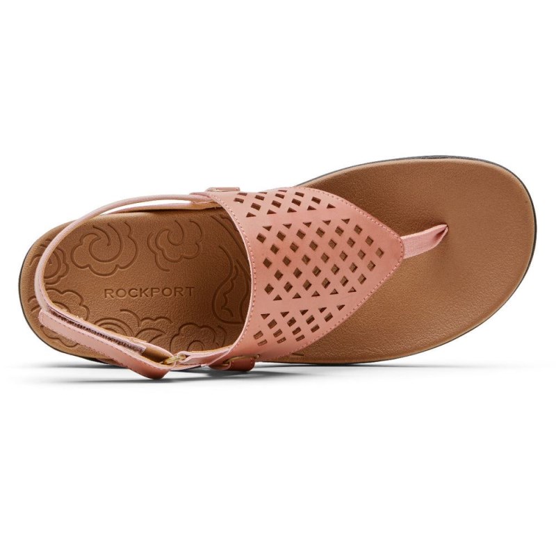 Rockport Ridge Thong Women Sandals Pink Singapore | WN2-48834