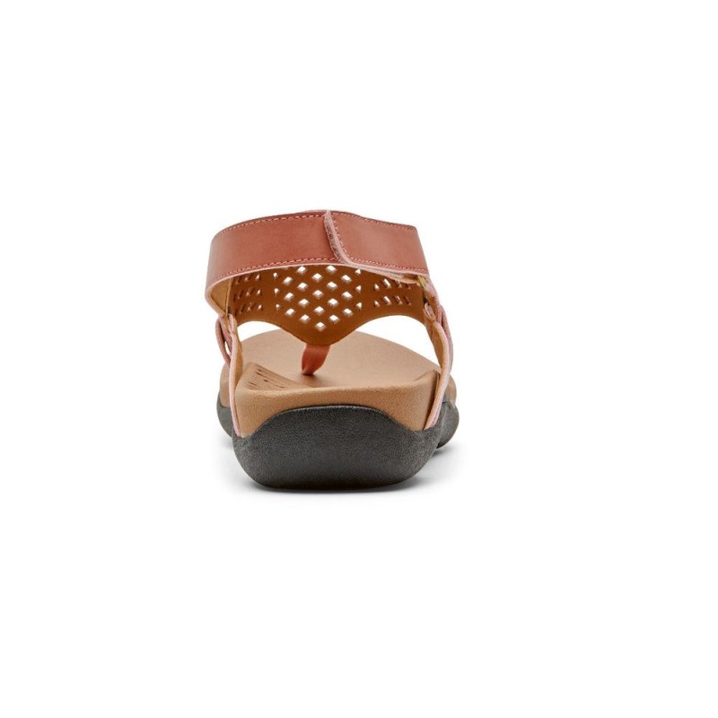 Rockport Ridge Thong Women Sandals Pink Singapore | WN2-48834