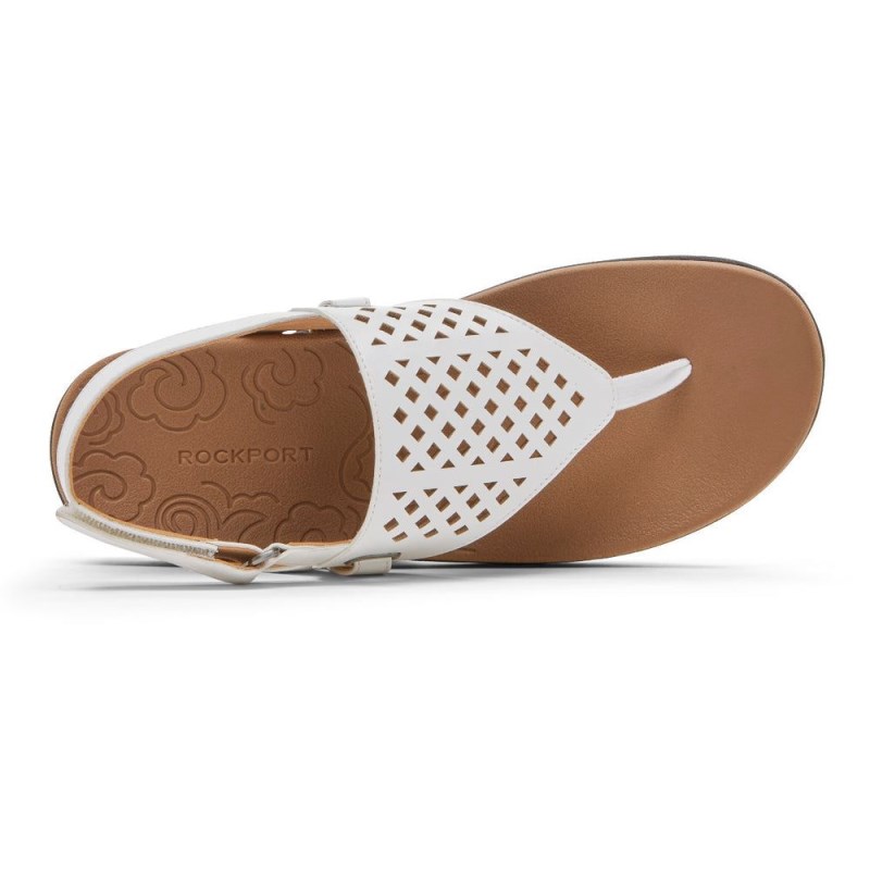 Rockport Ridge Thong Women Sandals White Singapore | HD3-65576