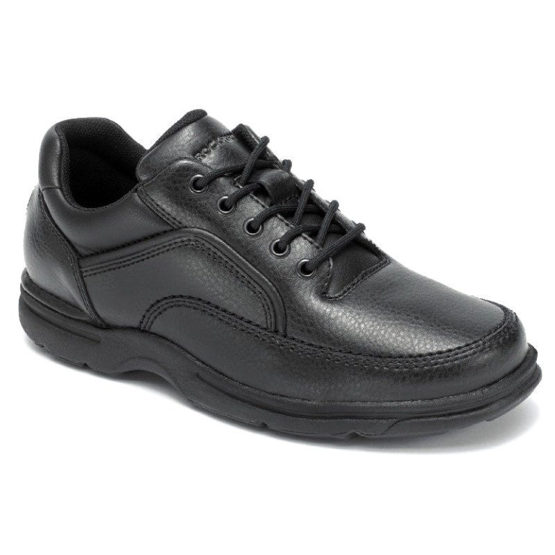 Rockport Ridgefield Eureka Men Casual Shoes Black Singapore | PA2-76757