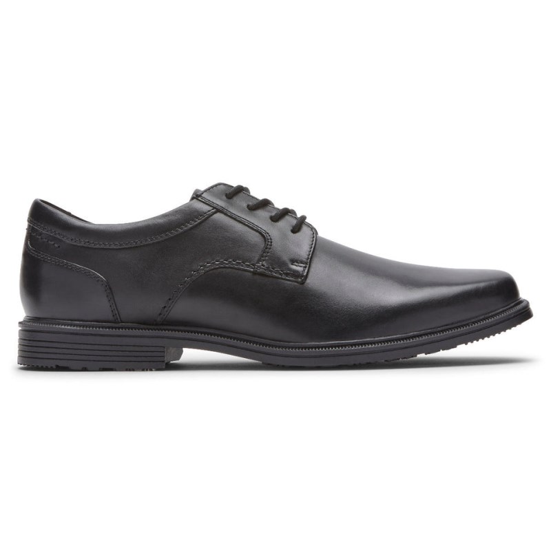 Rockport Robinsyn Waterproof Plain Toe Oxford Men Dress Shoes Black Singapore | FA1-23702