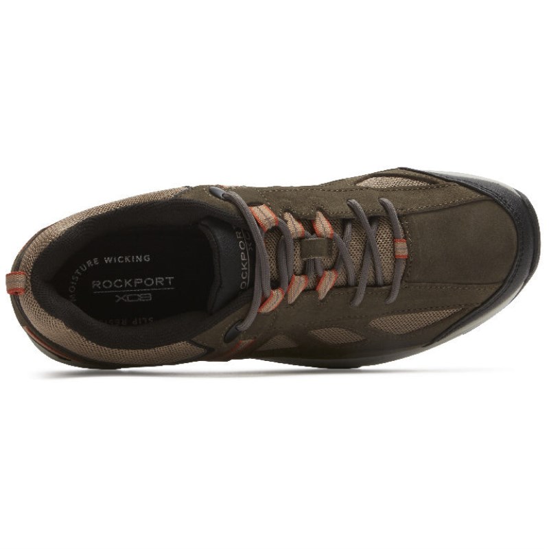 Rockport Rock Cove Lace-Up Men Walking Shoes Green Singapore | SJ0-03890