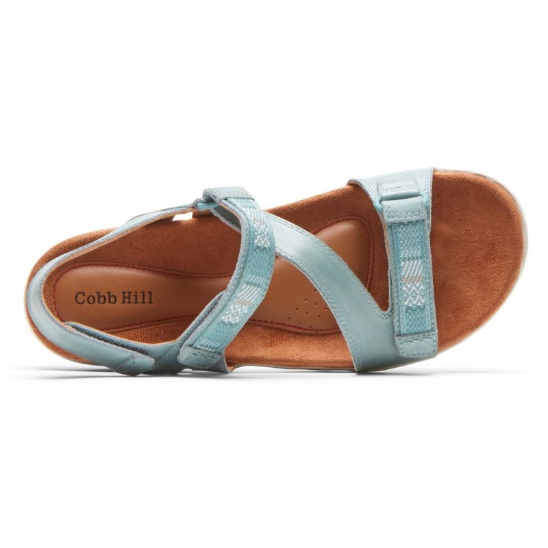 Rockport Rubey Asymmetrical Women Sandals Blue Singapore | BN8-06270