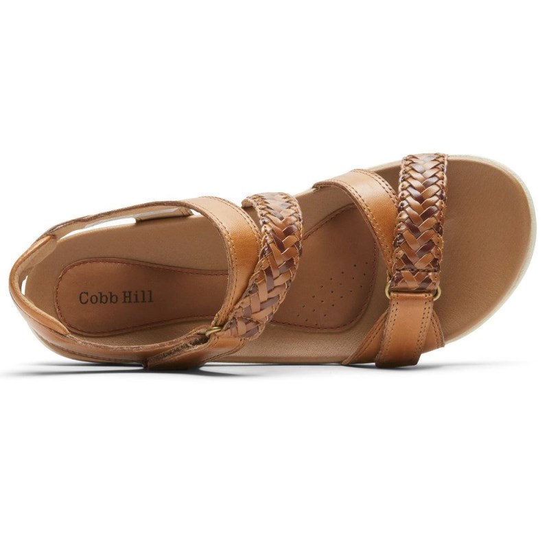 Rockport Rubey Braided Women Sandals Brown Multi Singapore | OS2-08170