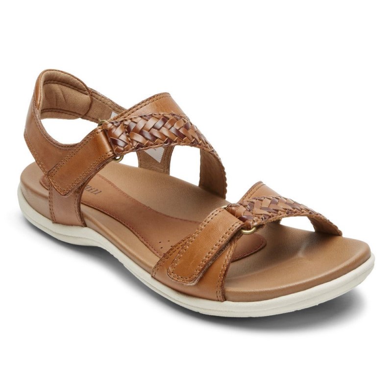 Rockport Rubey Braided Women Sandals Brown Multi Singapore | OS2-08170