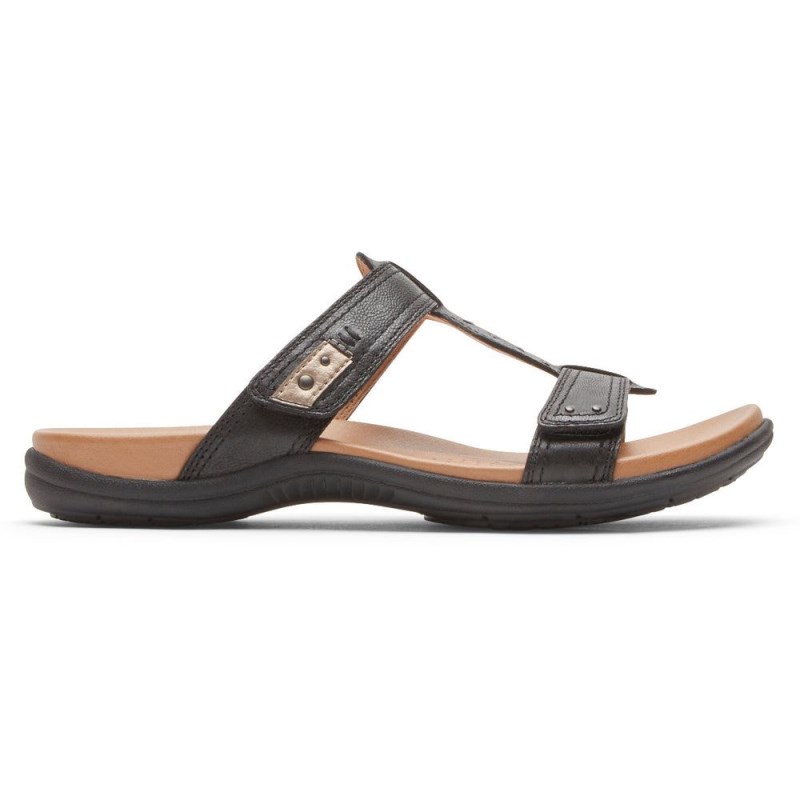 Rockport Rubey Women Slides Black Singapore | FL6-80328