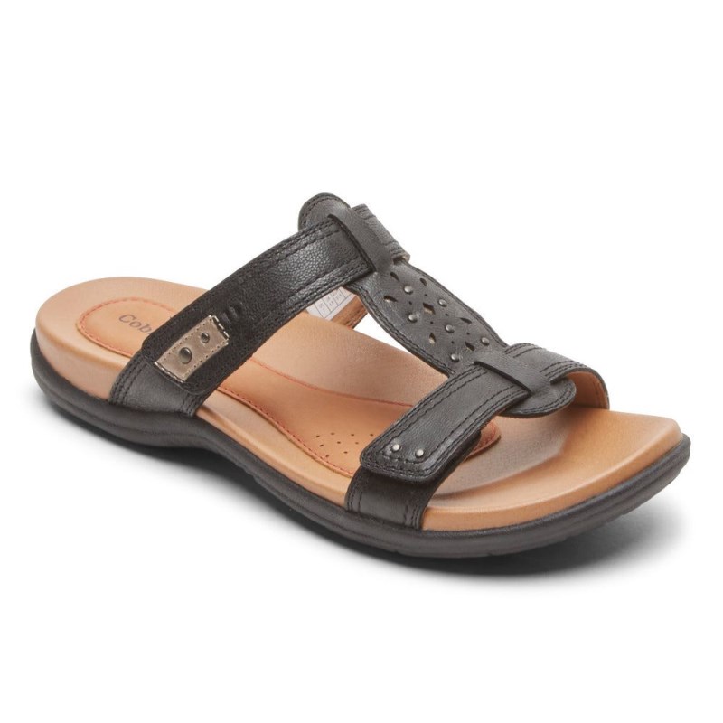 Rockport Rubey Women Slides Black Singapore | FL6-80328