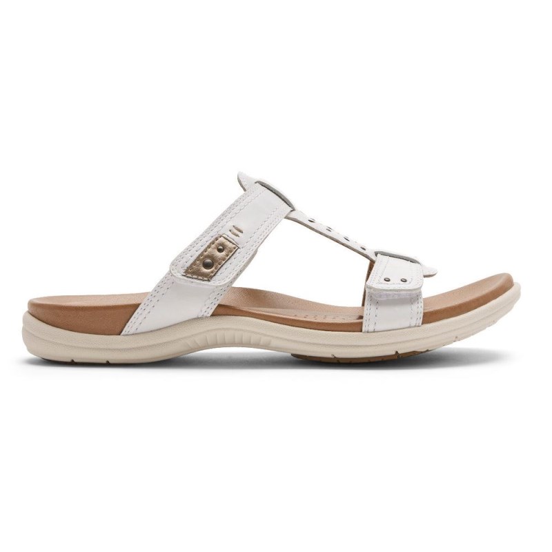 Rockport Rubey Women Slides White Singapore | MH6-46824