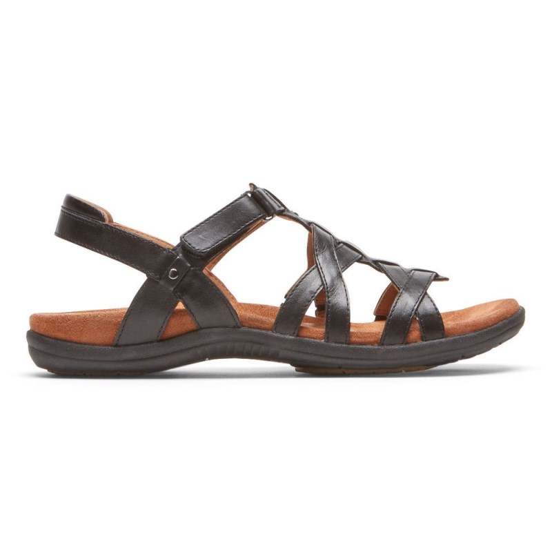 Rockport Rubey Woven Women Sandals Black Singapore | MA0-58825