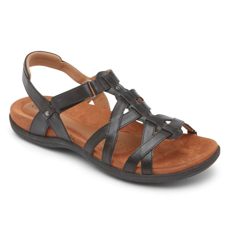 Rockport Rubey Woven Women Sandals Black Singapore | MA0-58825