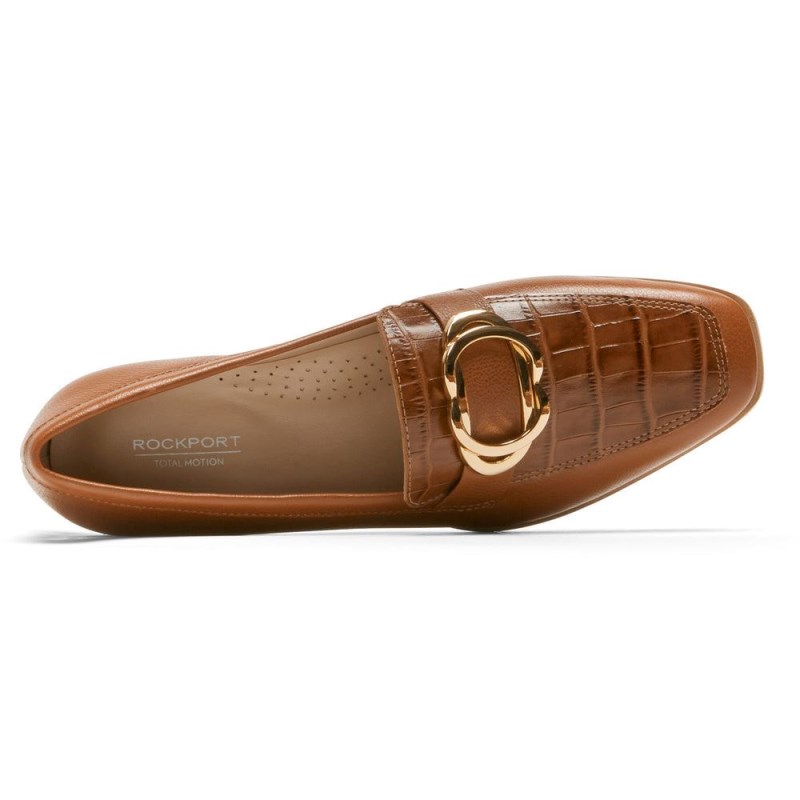 Rockport Santana Ring Women Loafers Brown Singapore | EX8-45104