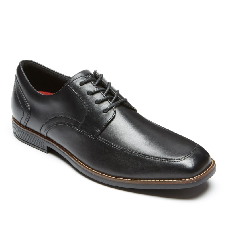 Rockport Slayter Apron Toe Men Oxford Shoes Black Singapore | IP8-28002