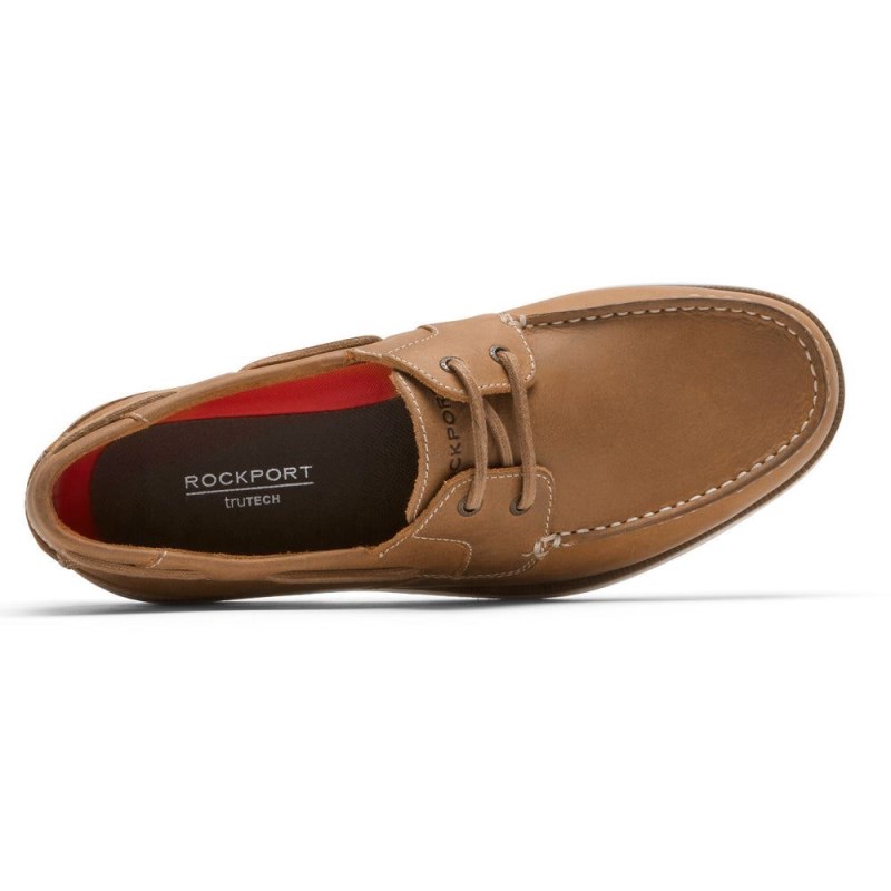 Rockport Southport Men Boat Shoes Brown Singapore | KD4-82038