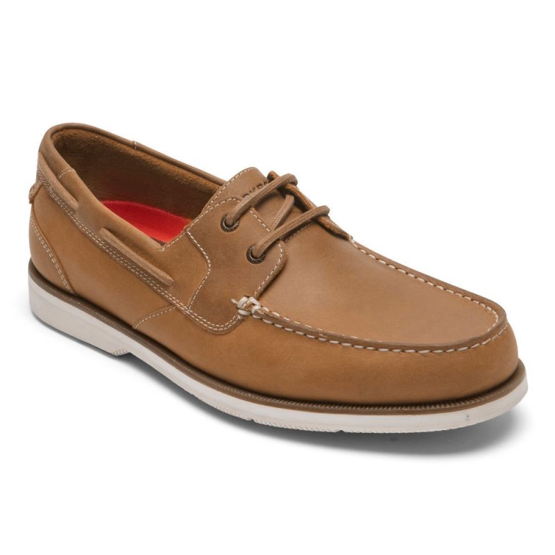 Rockport Southport Men Boat Shoes Brown Singapore | KD4-82038