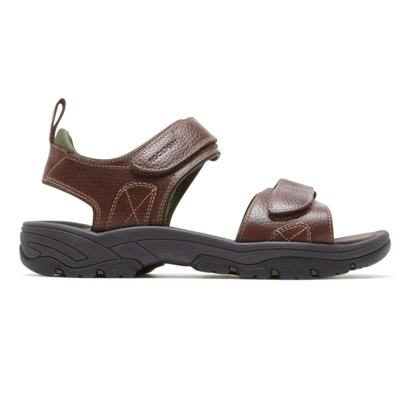 Rockport SpringBoro Rocklake Men Fisherman Sandals Brown Singapore | DE1-54345