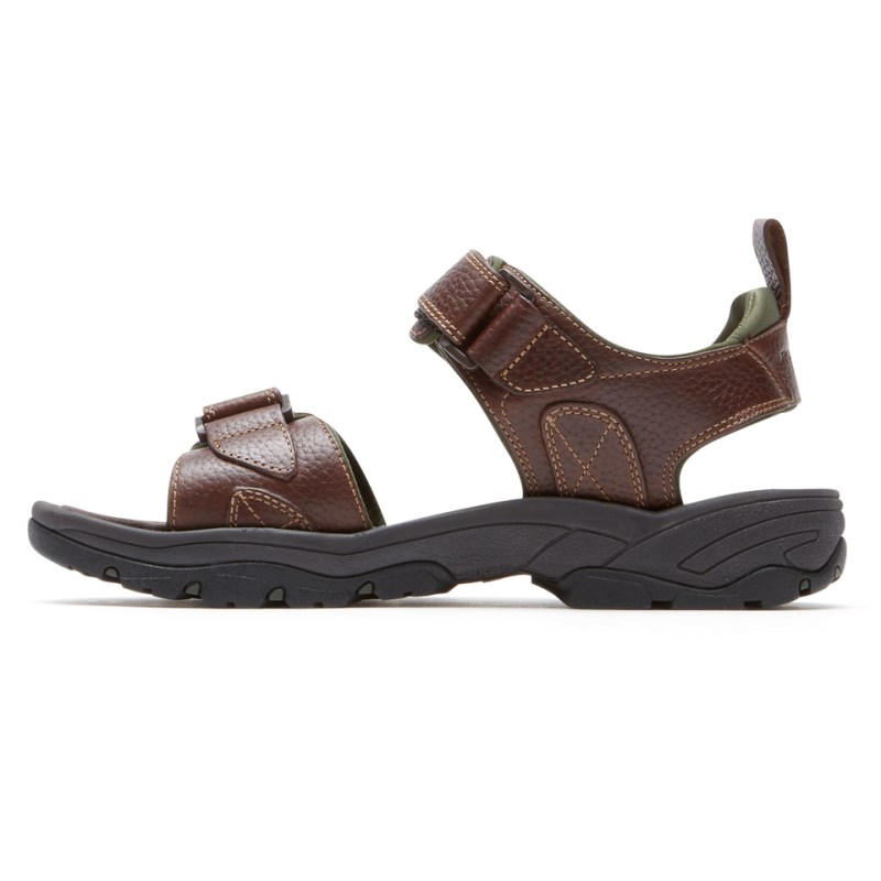 Rockport SpringBoro Rocklake Men Fisherman Sandals Brown Singapore | DE1-54345