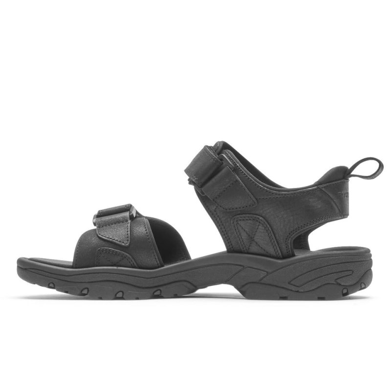 Rockport SpringBoro Rocklake Men Fisherman Sandals Black Singapore | FJ0-16461