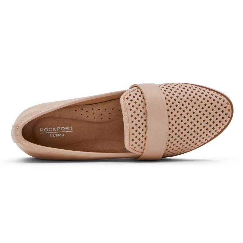 Rockport Stacie Perforated Women Loafers Pink Singapore | MH8-79027