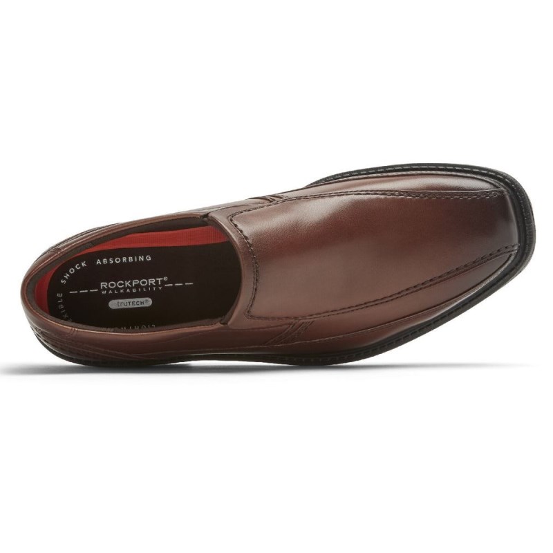 Rockport Style Leader 2 Bike Toe Slip-On Men Loafers Brown Singapore | MK2-47584