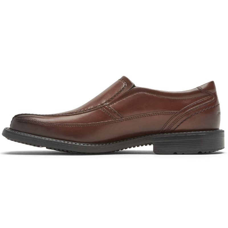 Rockport Style Leader 2 Bike Toe Slip-On Men Loafers Brown Singapore | MK2-47584