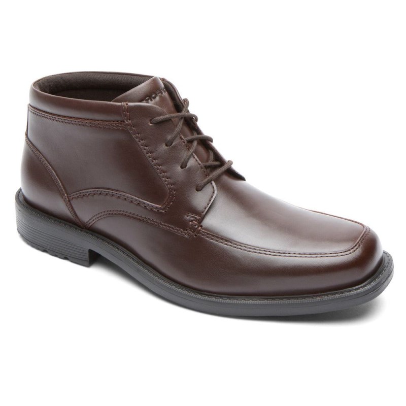 Rockport Style Leader 2 Men Chukka Boots Dark Brown Singapore | JG2-51005