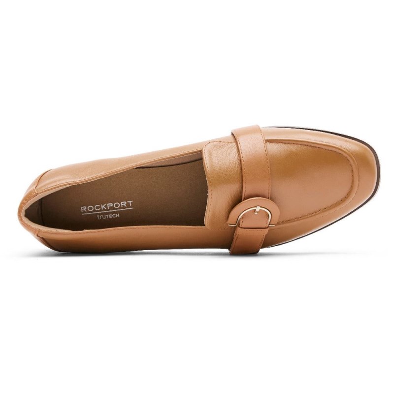 Rockport Susana Buckle Women Loafers Brown Singapore | BN6-11001