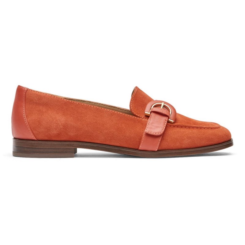 Rockport Susana Buckle Women Loafers Orange Singapore | UF1-57905