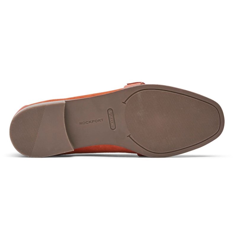 Rockport Susana Buckle Women Loafers Orange Singapore | UF1-57905