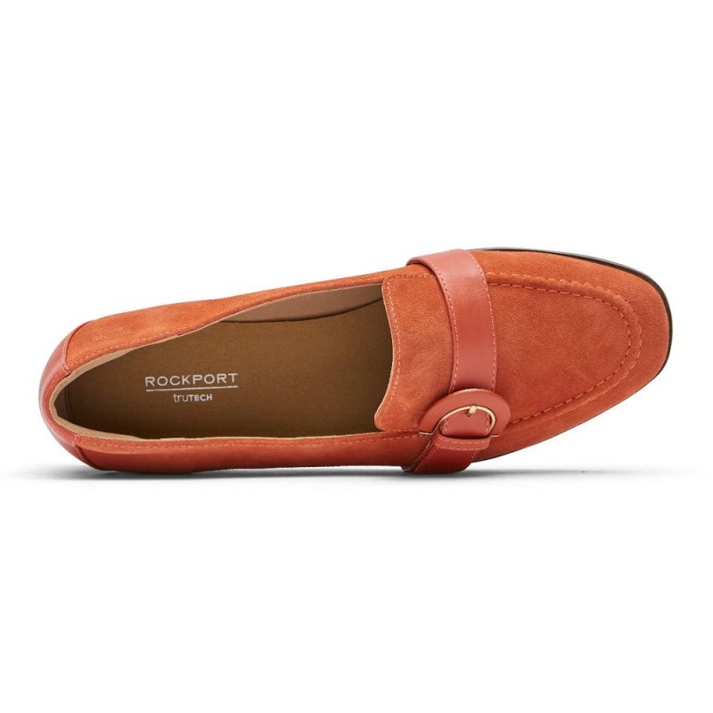 Rockport Susana Buckle Women Loafers Orange Singapore | UF1-57905