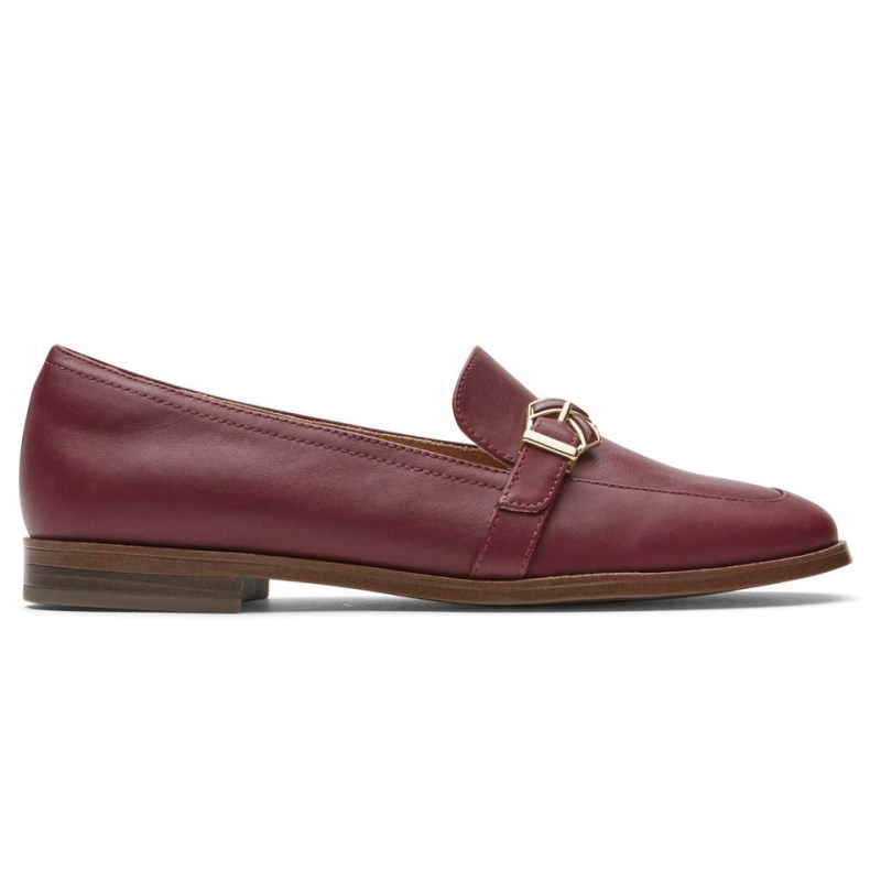 Rockport Susana Knot Women Loafers Dark Red Singapore | OR2-52575