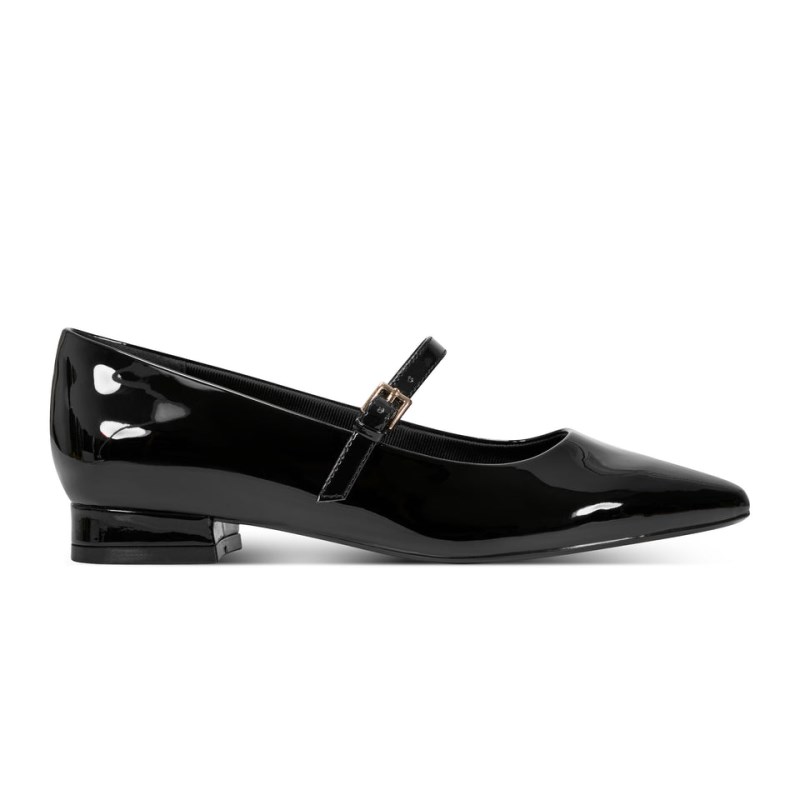 Rockport Taren Total Motion Pointy Toe Dress Women Ballet Flats Black Singapore | RG9-68466