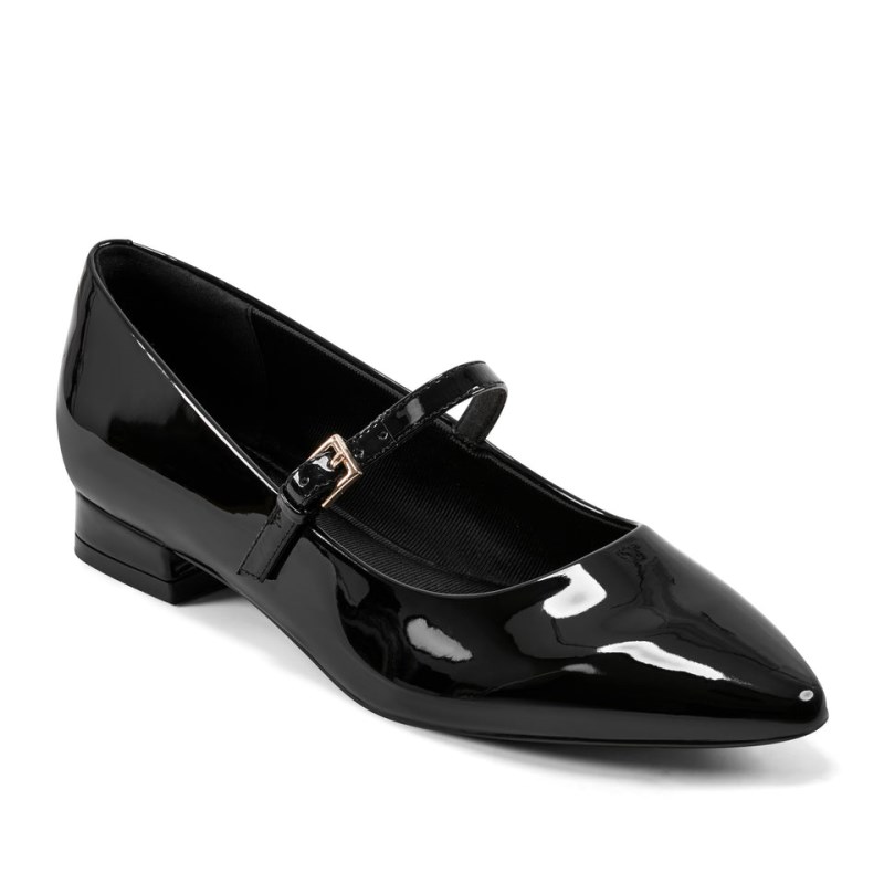 Rockport Taren Total Motion Pointy Toe Dress Women Ballet Flats Black Singapore | RG9-68466