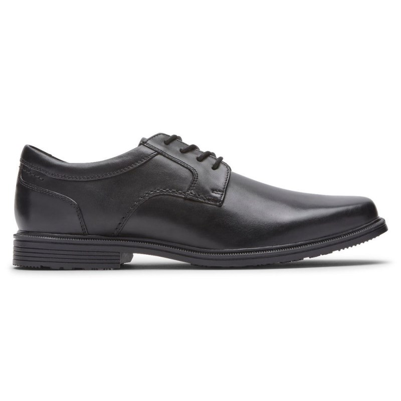 Rockport Taylor Plain Toe Waterproof Men Oxford Shoes Black Singapore | HV9-14301