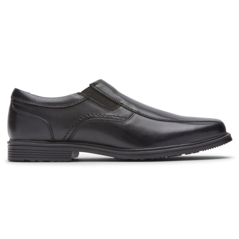 Rockport Taylor Waterproof Slip-On Men Dress Shoes Black Singapore | AV7-59725