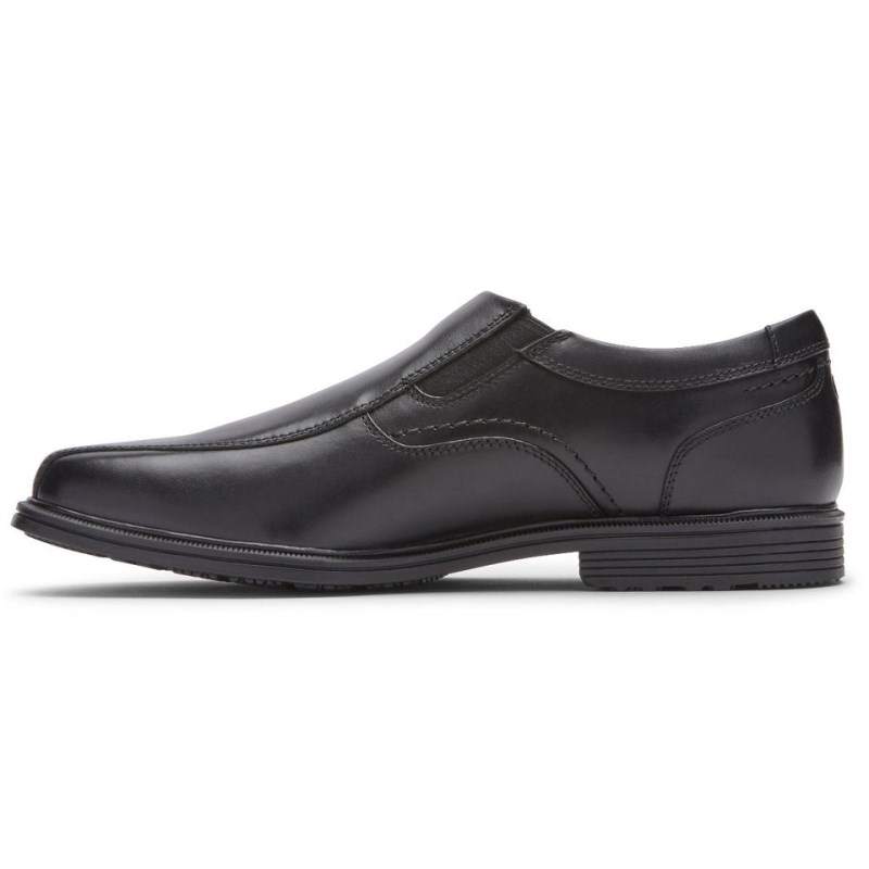 Rockport Taylor Waterproof Slip-On Men Dress Shoes Black Singapore | AV7-59725