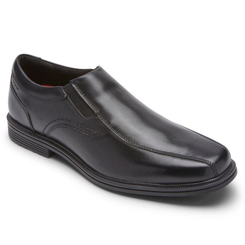 Rockport Taylor Waterproof Slip-On Men Dress Shoes Black Singapore | AV7-59725