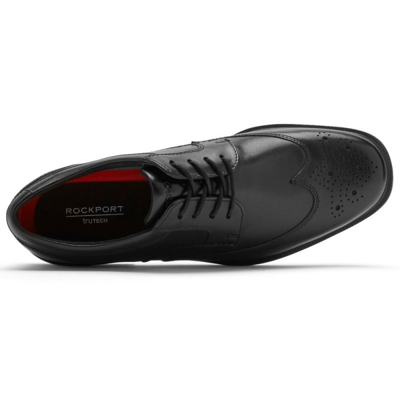 Rockport Taylor Waterproof Wingtip Men Oxford Shoes Black Singapore | SQ7-95999