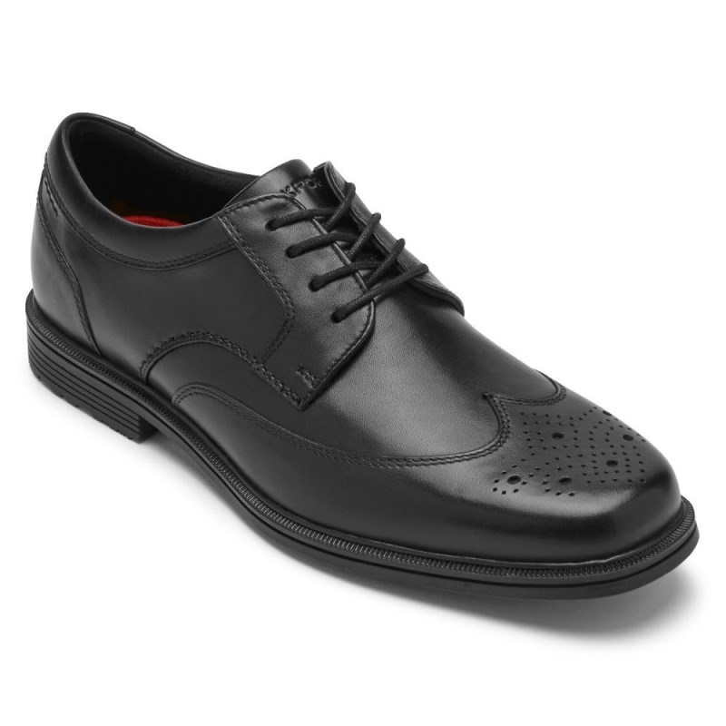 Rockport Taylor Waterproof Wingtip Men Oxford Shoes Black Singapore | SQ7-95999