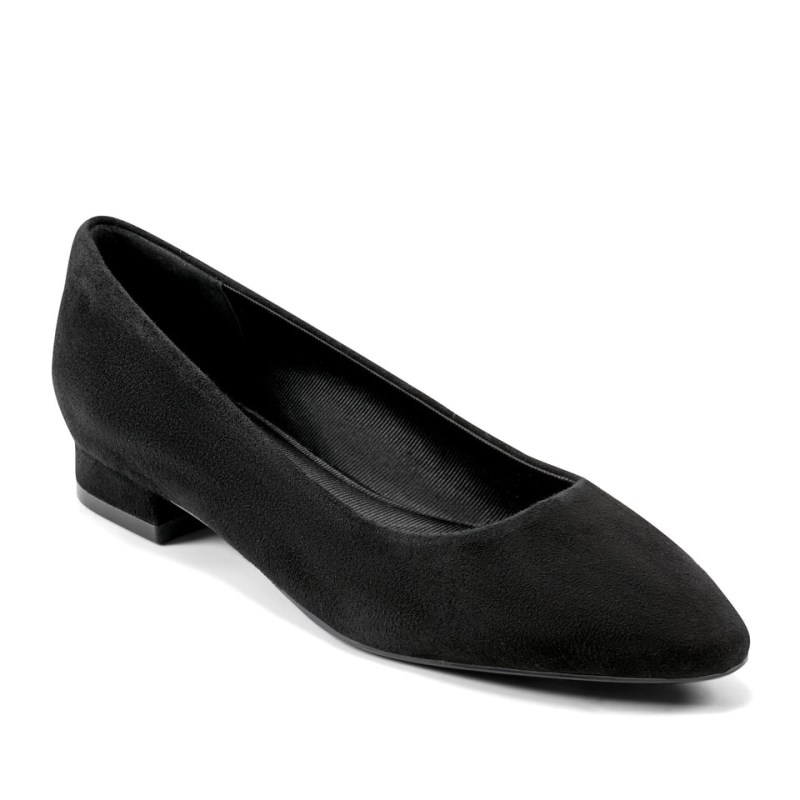 Rockport Tessa Total Motion Pointy Toe Dress Women Ballet Flats Black Singapore | QC9-30253