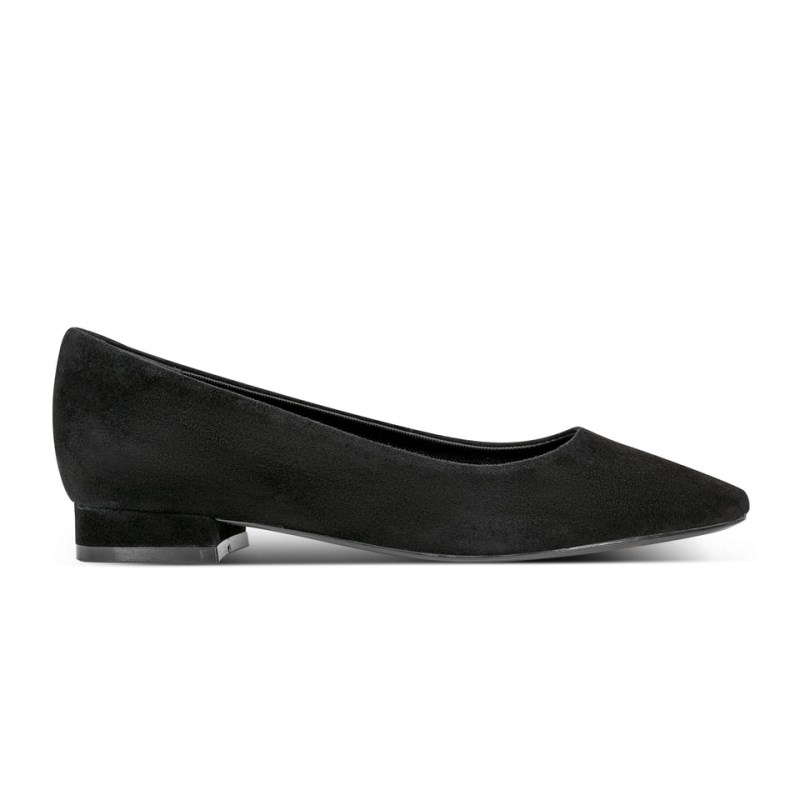 Rockport Tessa Total Motion Pointy Toe Dress Women Ballet Flats Black Singapore | QC9-30253