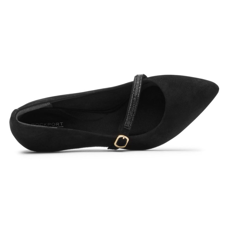 Rockport Total Motion 75mm Heeled Women Mary Jane Black Singapore | RP9-82128