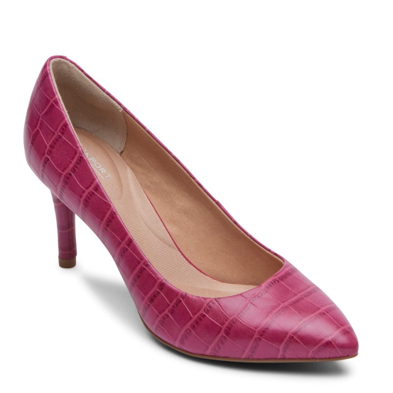 Rockport Total Motion 75mm Pointed Toe Women Pumps Rose Singapore | JG7-20872